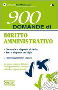 900 domande di diritto amministrativo libro