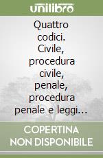 Quattro codici. Civile, procedura civile, penale, procedura penale e leggi complementari libro