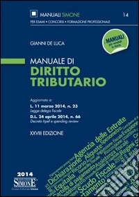 Manuale di diritto tributario libro