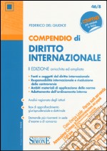 Compendio di diritto internazionale libro