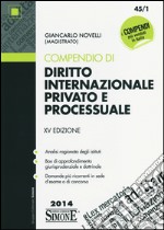 Compendio di diritto internazionale privato e processuale libro