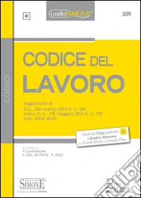 Codice del lavoro libro