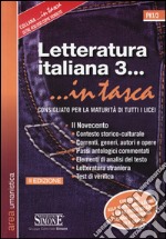 Letteratura italiana. Vol. 3: Il Novecento libro