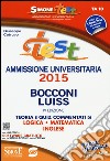 Test ammissione universitaria 2015 Bocconi Luiss. Teoria e quiz commentati di logica, matematica, inglese. Con software online libro