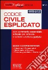 Codice civile esplicato. Ediz. minore libro