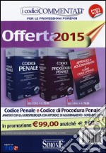 Codice penale-Codice di procedura penale-Appendice di aggiornamento ai codici civile e penale. Annotati con la giurisprudenza. Con CD-ROM libro