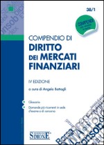 Compendio di diritto dei mercati finanziari libro