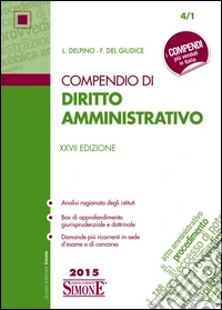 Compendio di diritto amministrativo libro