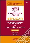 Codice civile e di procedura civile esplicati per l'udienza civile. Ediz. minor libro