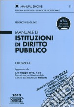 Manuale di istituzioni di diritto pubblico libro