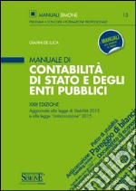 Manuale di contabilità di Stato e degli enti pubblici libro