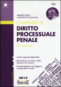 Compendio di diritto processuale penale libro
