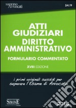 Atti giudiziari. Diritto amministrativo. Formulario commentato libro