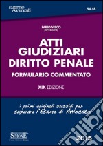 Atti giudiziari. Diritto penale. Formulario commentato libro