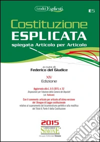 Costituzione esplicata libro