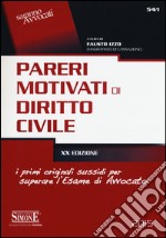 Pareri motivati di diritto civile libro