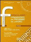 Formulario commentato del processo del lavoro. Con CD-ROM libro