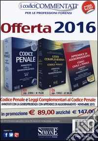 Codice penale-Leggi complementari al codice penale. Annotati con la giurisprudenza-Appendice di aggiornamento ai codici civile, penale. Con CD-ROM libro