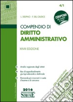 Compendio di diritto amministrativo libro