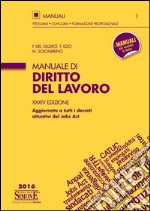 Manuale di diritto del lavoro libro