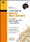 Compendio di diritto delle società. Con aggiornamento online libro di Fiale Aldo