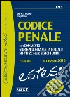 Codice penale. Con commento giurisprudenziale esteso alle sentenze delle sezioni unite libro