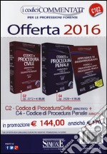 Codice di procedura civile-Codice di procedura penale. Annotati con la giurisprudenza 2016. Con CD-ROM libro