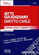 Atti giudiziari di diritto civile. Formulario commentato libro