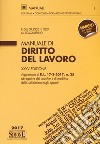 Manuale di diritto del lavoro libro