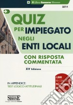 Quiz per impiegato negli enti locali libro