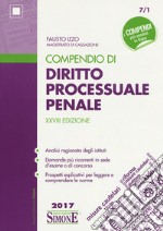 Compendio di diritto processuale penale libro