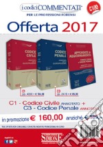 Codice civile annotato con la giurisprudenza-Codice penale annotato con la giurisprudenza-Appendice di aggiornamento. Con CD-ROM libro