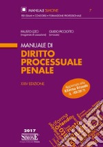 Manuale di diritto processuale penale libro