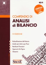 Compendio di analisi di bilancio libro