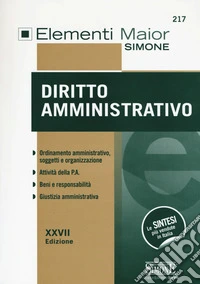 Elementi di diritto amministrativo libro