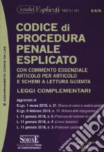 Codice di procedura penale esplicato e leggi complementari. Ediz. minore. Con aggiornamento online libro