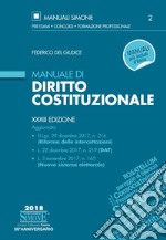 Manuale di diritto costituzionale libro