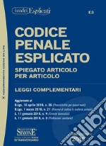 Codice penale esplicato. Spiegato articolo per articolo. Leggi complementari. Con aggiornamento online libro