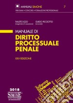 Manuale di diritto processuale penale libro