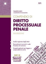 Compendio di diritto processuale penale libro