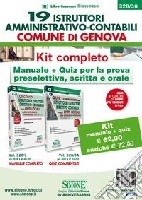 19 Istruttori Amministrativo-Contabili Comune di Genova. Kit completo libro