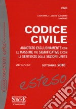 Codice civile esteso. Annotato esclusivamente con le massime più significative e con le sentenze delle Sezioni Unite libro