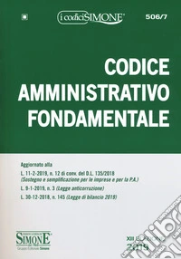 Codice amministrativo fondamentale libro
