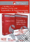 Diritto civile-Appendice di aggiornamento diritto civile 2019. Con Contenuto digitale per download libro