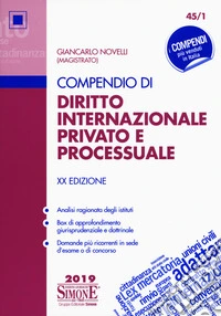 Compendio di diritto internazionale privato e processuale