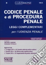 Codice penale e di procedura penale. Leggi complementari libro