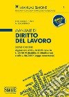 Manuale di diritto del lavoro libro di Del Giudice Federico Izzo Fausto Solombrino Mariarosaria