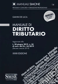 Manuale di diritto tributario libro