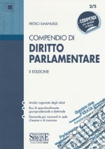 Compendio di diritto parlamentare libro