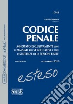 Codice penale esteso. Annotato esclusivamente con le massime più significative e con le sentenze delle Sezioni Unite libro